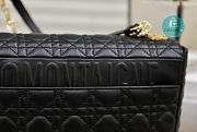 Large Dior Caro Bag Black Supple Cannage Calfskin 29x18x10 cm  - 4
