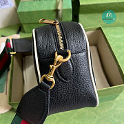 Adidas x Gucci Small Shoulder Bag In Black Leather 25x16x9.5 cm - 3