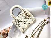 Mini Lady Dior Bag Latte Lucky Star Cannage Lambskin 17 x 15 x 7 cm  - 1