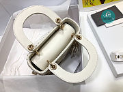 Mini Lady Dior Bag Latte Lucky Star Cannage Lambskin 17 x 15 x 7 cm  - 5