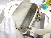 Mini Lady Dior Bag Latte Lucky Star Cannage Lambskin 17 x 15 x 7 cm  - 4