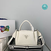 Prada Hobo Bag In White 23x21x10cm - 1