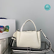Prada Hobo Bag In White 23x21x10cm - 6