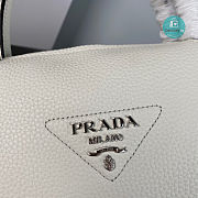 Prada Hobo Bag In White 23x21x10cm - 3