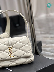YSL Saint Laurent LE 57 Shoulder Bag In Quilted Lambskin Black 24×18×5.5cm - 6