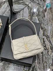 YSL Saint Laurent LE 57 Shoulder Bag In Quilted Lambskin Black 24×18×5.5cm - 3