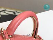 Chanel Trendy CC Wallet on Chain Lambskin In Pink 19x12x3.5cm - 5