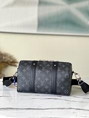 Louis Vuitton Keepal Monogram In Black 27x17x13cm  - 5