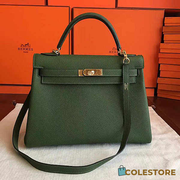 Hermes Kelly Bag Gold Hardware 32cm - 1