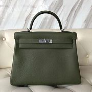 Hermes Kelly Bag Silver Hardware 32cm - 1