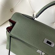 Hermes Kelly Bag Silver Hardware 32cm - 6