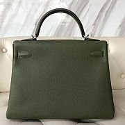 Hermes Kelly Bag Silver Hardware 32cm - 2
