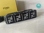 Fendi Baguette Bag In Black 27x15x11cm - 5
