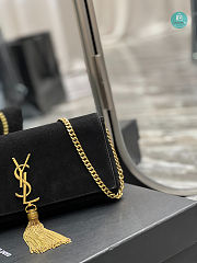 YSL Suede Kate 99 Tassels Shoulder Bag 26x13.5x4.5cm - 3