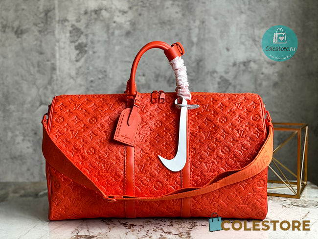 Louis Vuitton Keepall Bandoulière 50 Monogram Orange 50 x 29 x 23 cm - 1