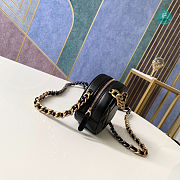 Chanel 19 Clutch On Chain In Black 12x12x4.5cm - 5