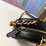 Chanel 19 Clutch On Chain In Black 12x12x4.5cm - 4