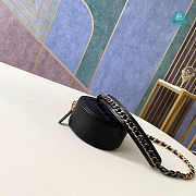 Chanel 19 Clutch On Chain In Black 12x12x4.5cm - 3