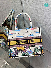Dior Book Tote Latte Dior Ciel de Reeve Embroidery 26.5x8x22cm - 4