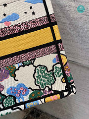 Dior Book Tote Latte Dior Ciel de Reeve Embroidery 26.5x8x22cm - 5