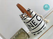 Celine Teen Drawstring In Textile With All-Over And Calfskin 15 X 19 X 15 cm - 5