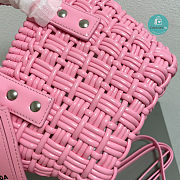 Colestore Balenciaga Bistro XXS Basket With Strap in Pink Varnished 16x15x9cm - 5