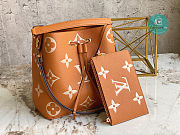 Louis Vuitton NeoNoe Monogram Empreinte Bucket Bag Brown 26cm  - 2