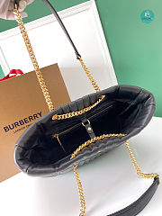 Burberry Quilted Leather medium Lola Shopper Bag In Black  36 x 10 x 30 cm - 3