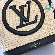 Louis Vuitton Petit Bucket Bag Raffia In Black 24 x 19 x 18.5 cm - 4