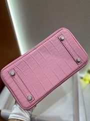 Hermes Birkin Matte Crocodile In Pink 30cm - 2