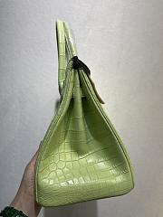 Hermes Birkin Crocodile Leather In Green 25cm - 5
