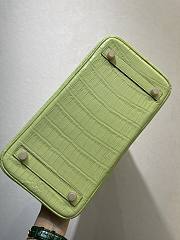 Hermes Birkin Crocodile Leather In Green 25cm - 2