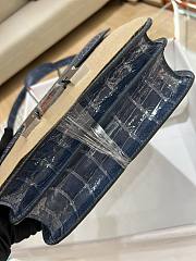Hermes Constance 24 Blue Crocodile Leather - 2