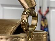 Louis Vuitton Crocodile Pattern CAPUCINES Handbag In Gold 21x14x8cm - 6