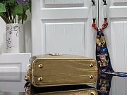 Louis Vuitton Crocodile Pattern CAPUCINES Handbag In Gold 21x14x8cm - 5