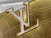Louis Vuitton Crocodile Pattern CAPUCINES Handbag In Gold 21x14x8cm - 2