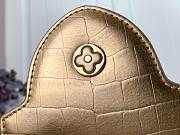 Louis Vuitton Crocodile Pattern CAPUCINES Handbag In Gold 27x18x9 cm - 3
