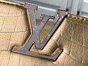 Louis Vuitton Crocodile Pattern CAPUCINES Handbag In Gold 27x18x9 cm - 2