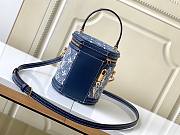 Louis Vuitton Cannes Bag In Blue 15x17x15cm - 5