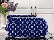 Louis Vuitton Neverfull MM Handbags In Blue 31x28x14cm - 5