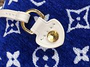Louis Vuitton Neverfull MM Handbags In Blue 31x28x14cm - 2