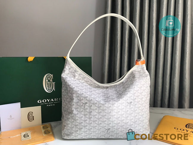 Goyard The Bohème Hobo Bag In White 42×27×15cm  - 1
