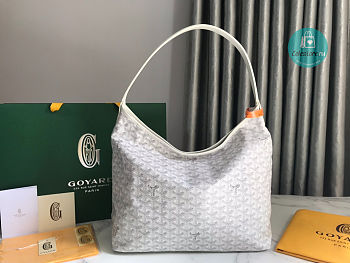 Goyard The Bohème Hobo Bag In White 42×27×15cm 