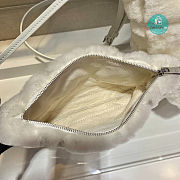 Prada Shaarling Tote Bag In White 26x23x11 cm - 5