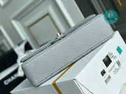 Chanel Small Classic Bag In Grey 25 cm  - 5
