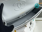 Chanel Small Classic Bag In Grey 25 cm  - 3