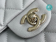 Chanel Small Classic Bag In Grey 25 cm  - 2