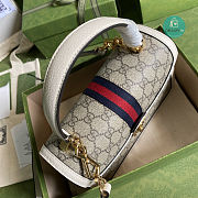 Gucci White Small Ophidia Bag 25x17.5x7cm - 5