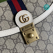 Gucci White Small Ophidia Bag 25x17.5x7cm - 4