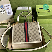 Gucci White Small Ophidia Bag 25x17.5x7cm - 3